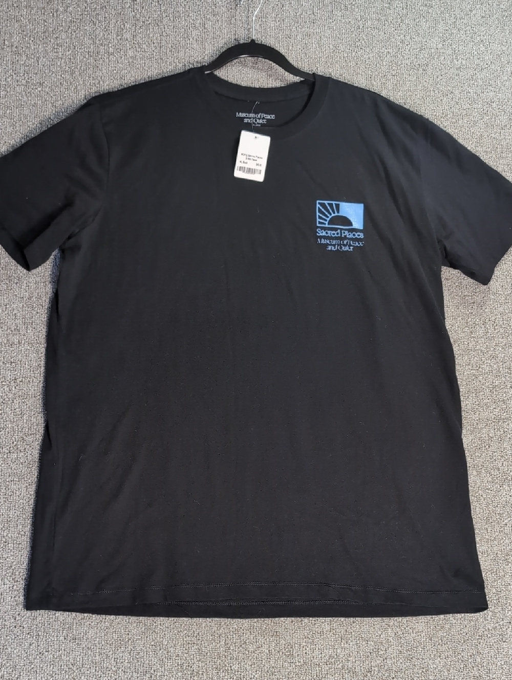 NWT Museum Of Peace & Quiet - MoPQ Sacred Places Short Sleeve - Size XL in Black